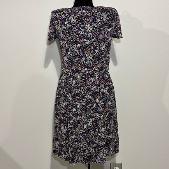 Esprit Floral Print Stretch Mini Dress, Lined size Medium - Picture 7 of 14